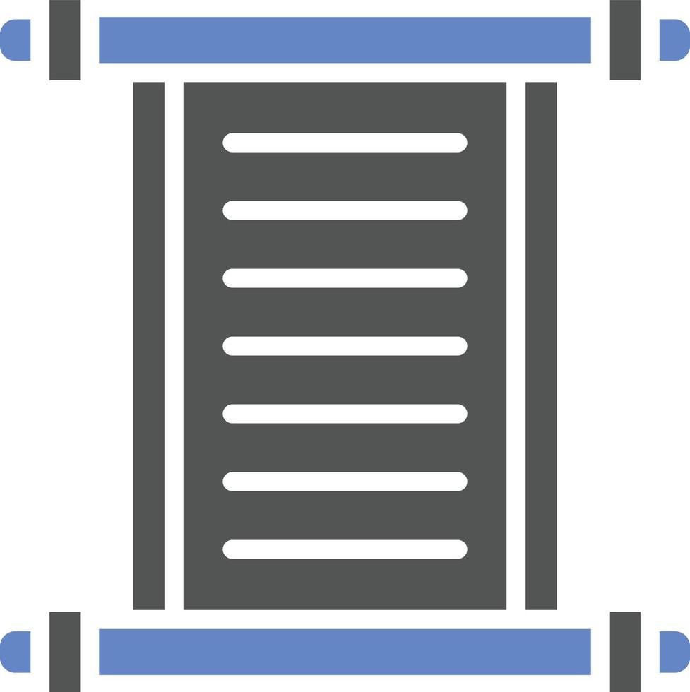 Scroll Icon Style vector