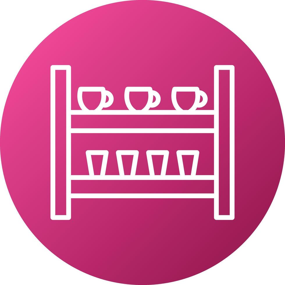 Shelf Icon Style vector