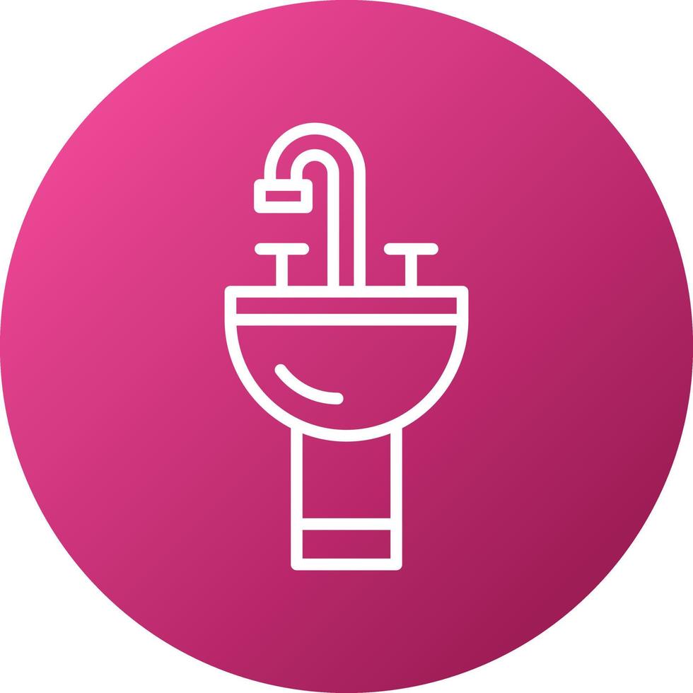 Sink Icon Style vector