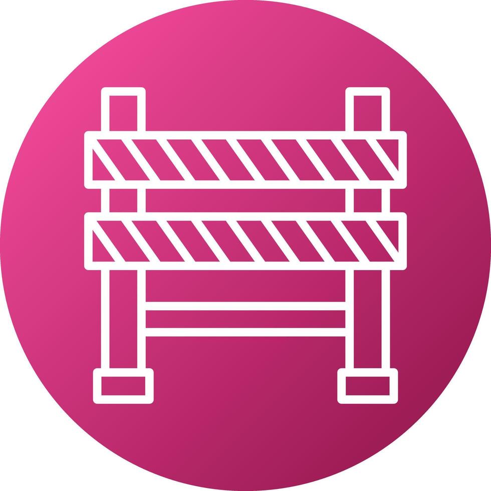 Barrier Icon Style vector