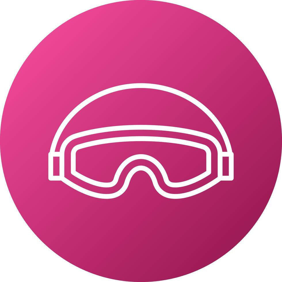 Safety Glasses Icon Style vector