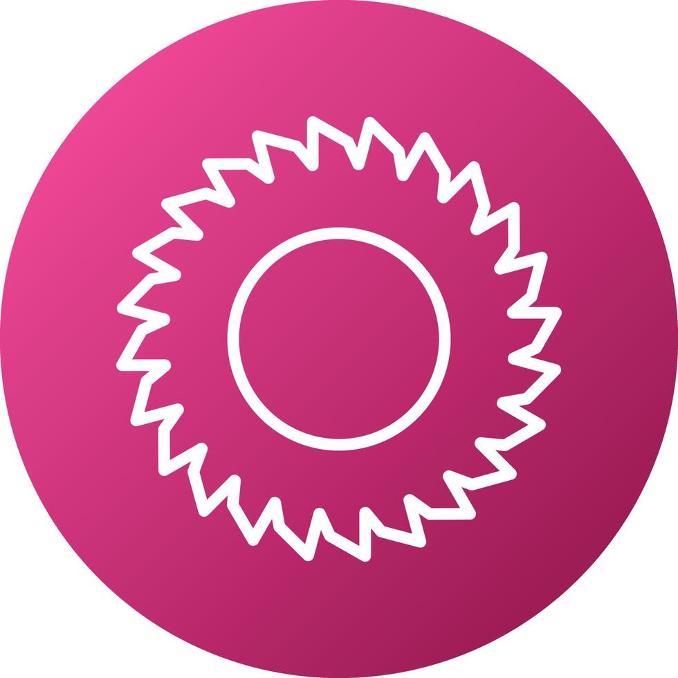 Circular Saw Icon Style vector