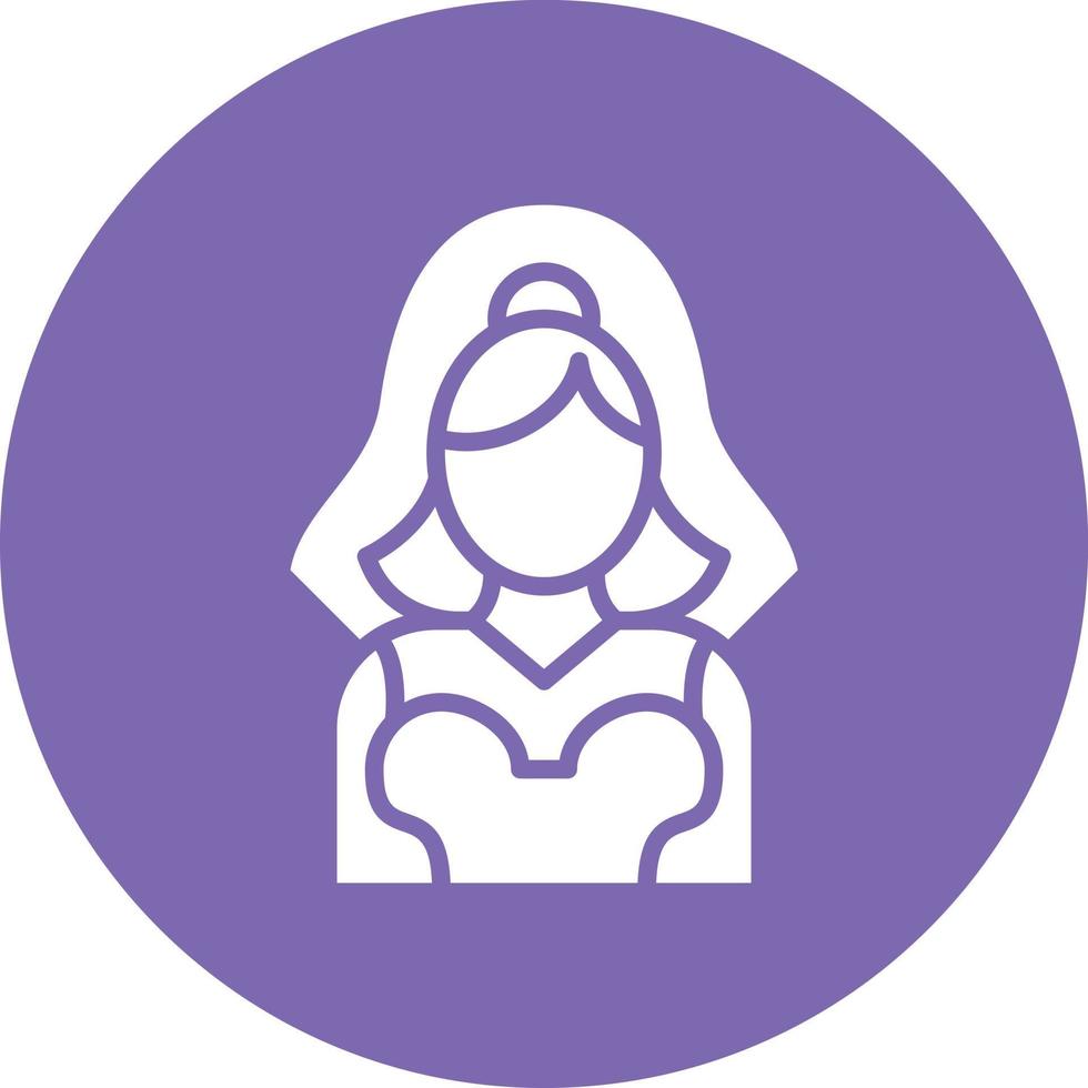 Bride Icon Style vector