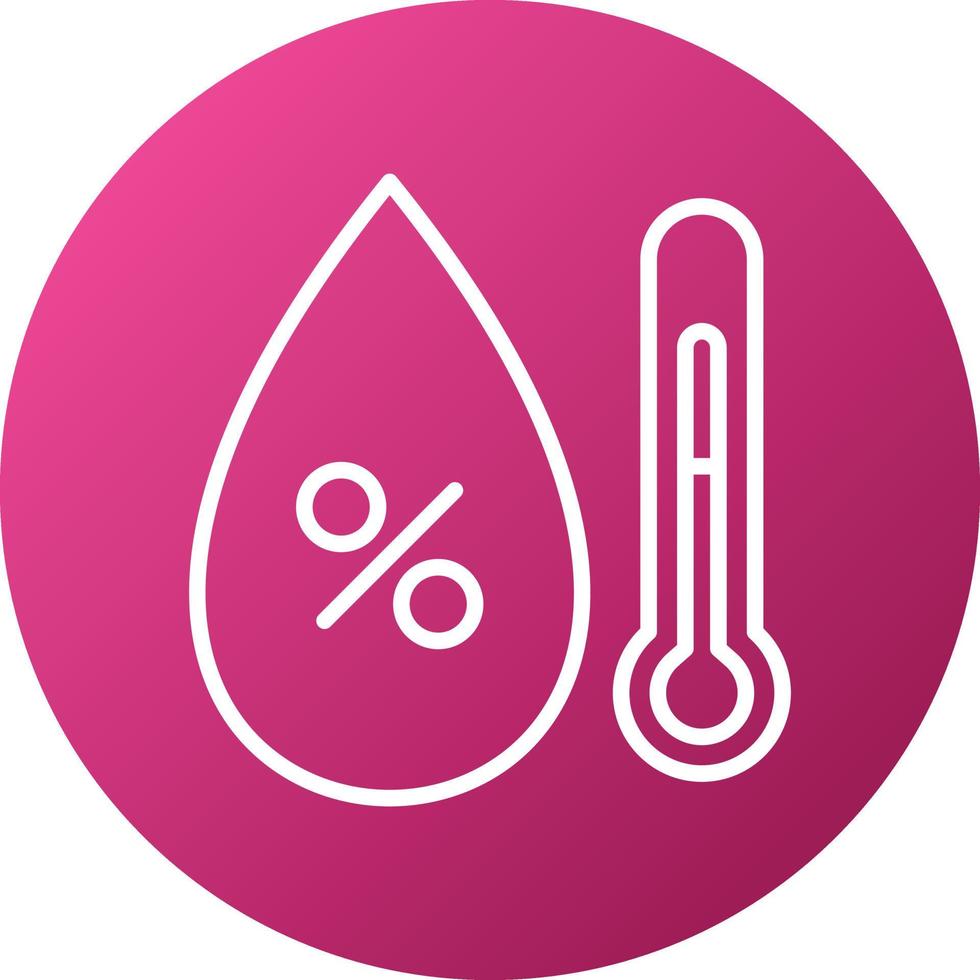 Humidity Icon Style vector