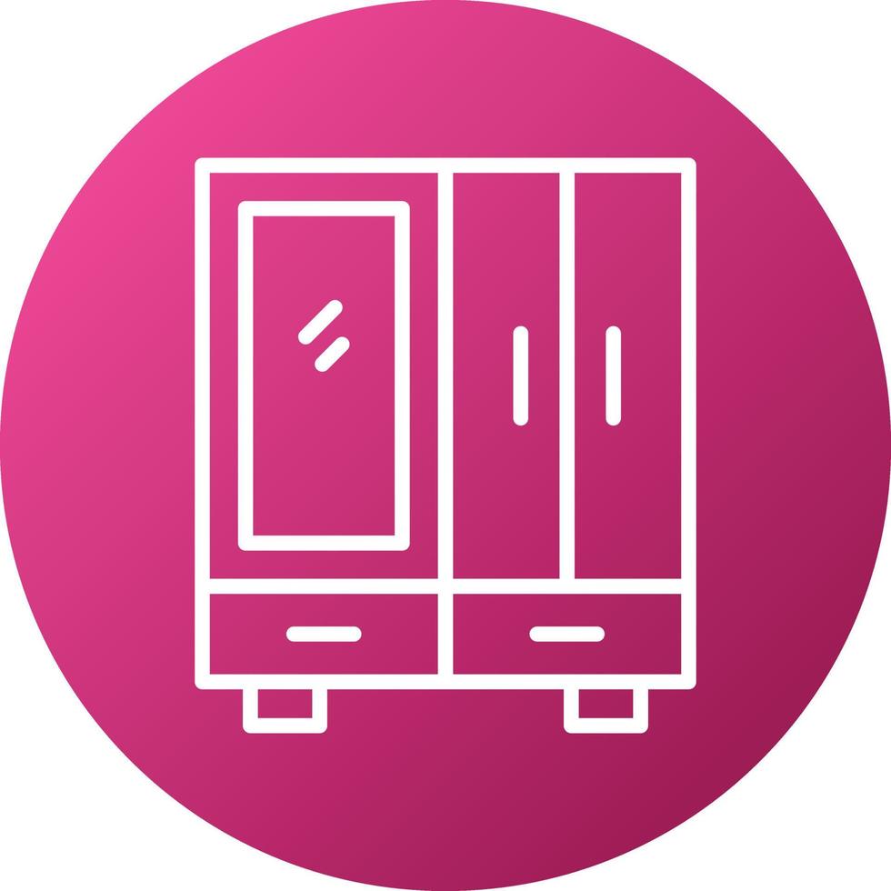 Wardrobe Icon Style vector