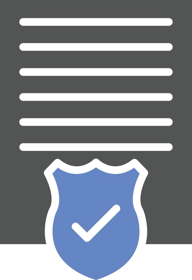 Legal Document Icon Style vector