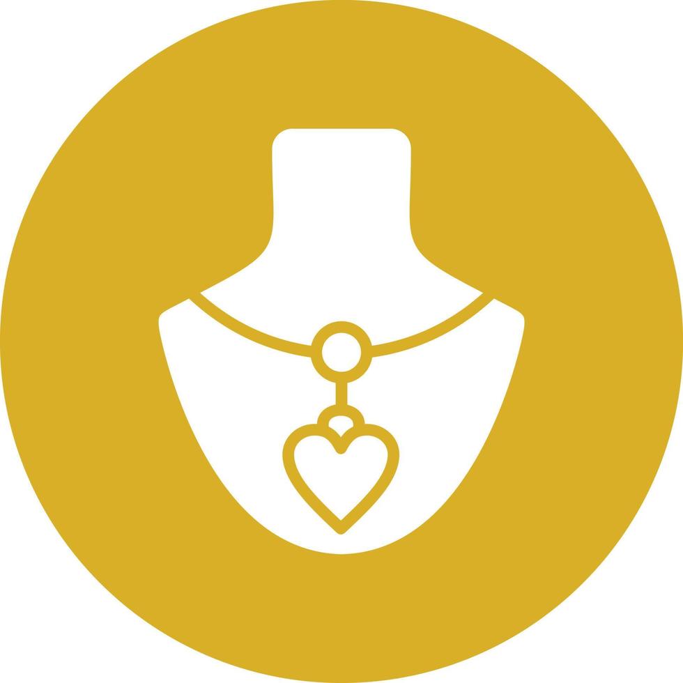 Necklace Icon Style vector