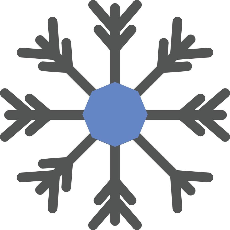 Snowflake Icon Style vector