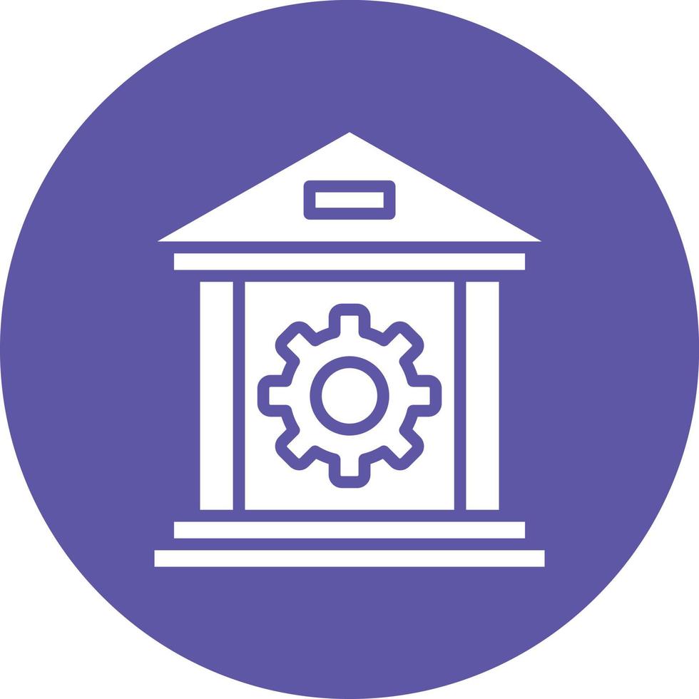 Banking System Icon Style vector