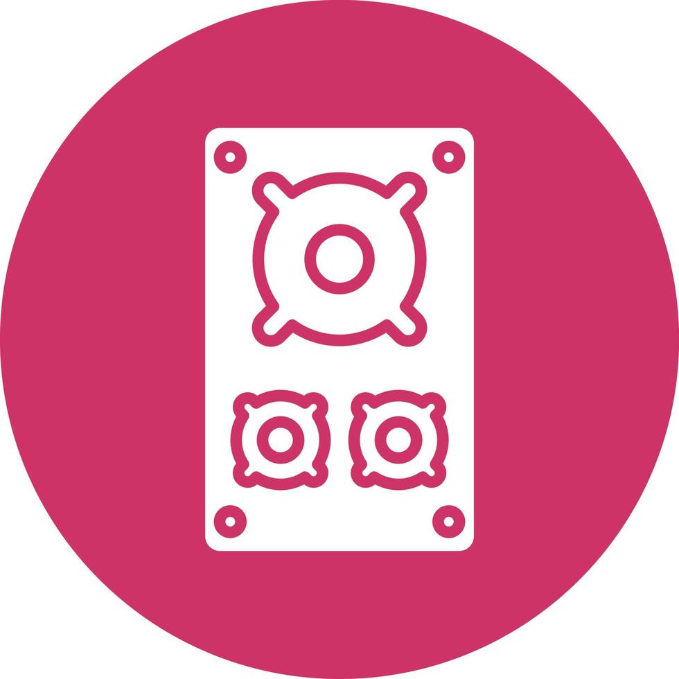 New Year Speaker Icon Style vector