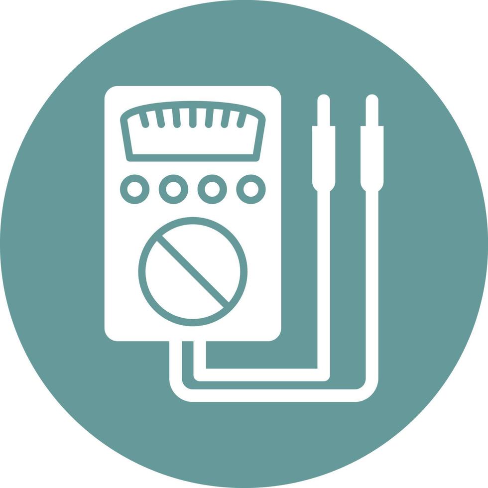 Voltmeter Icon Style vector