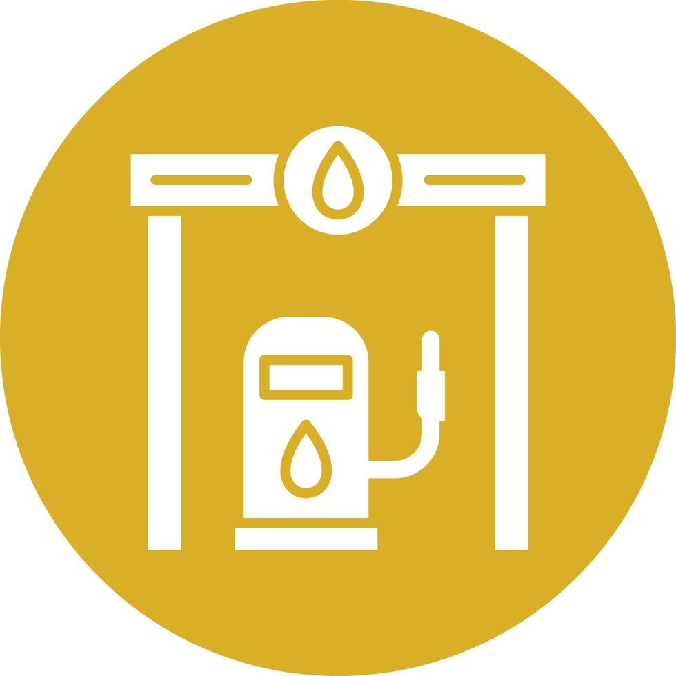 Petrol Station Icon Style vector