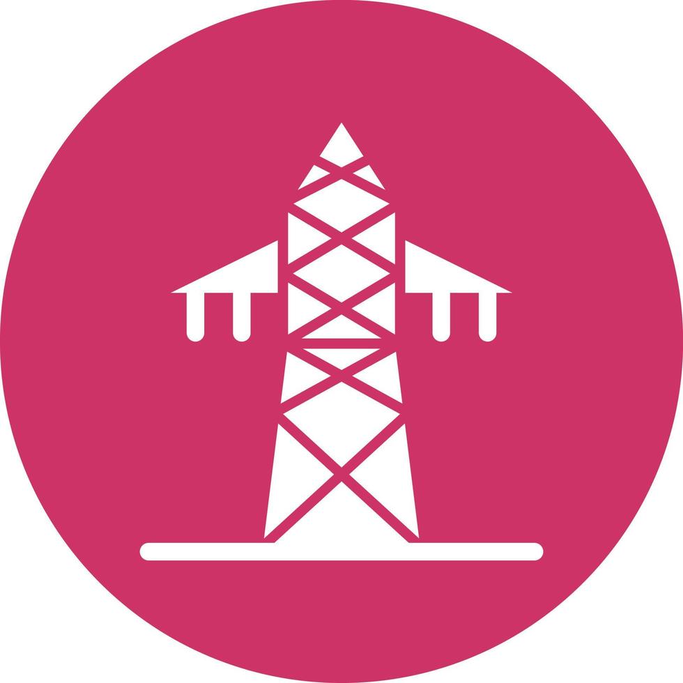 Electric Tower Icon Style vector