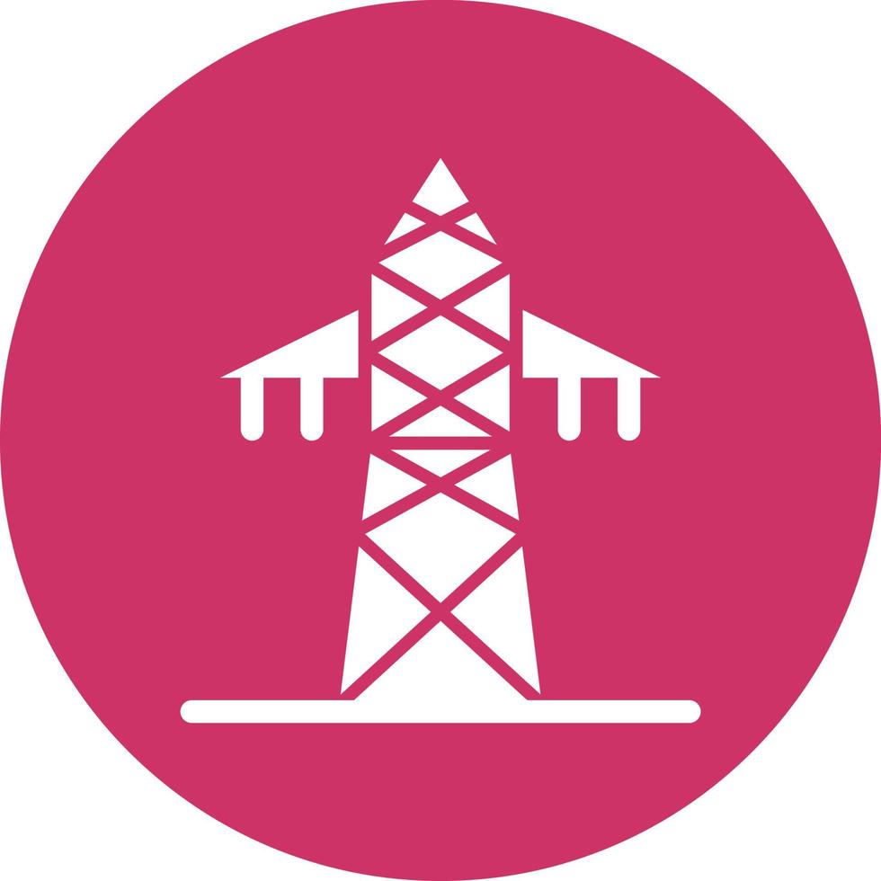 Electric Tower Icon Style vector