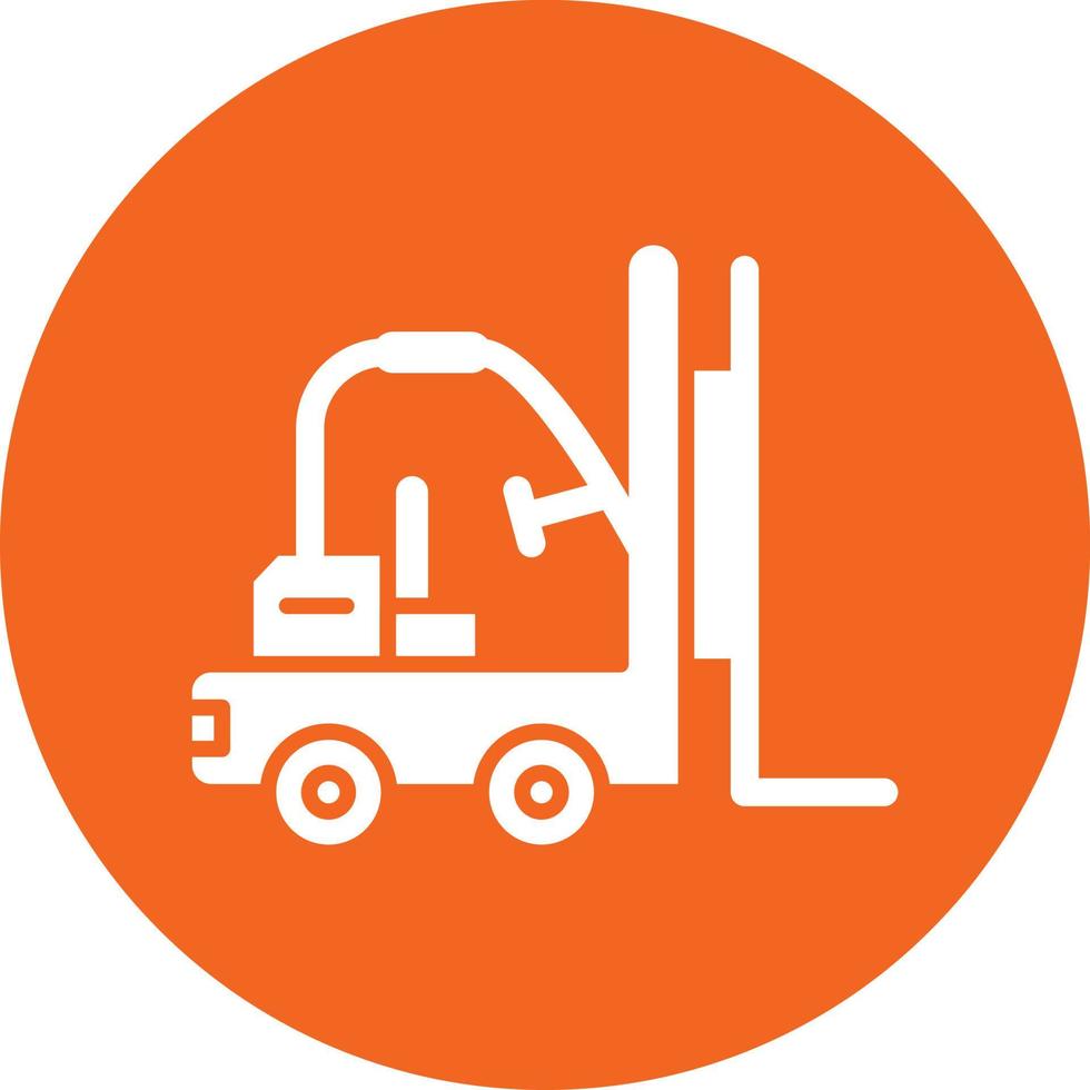 Forklift Icon Style vector