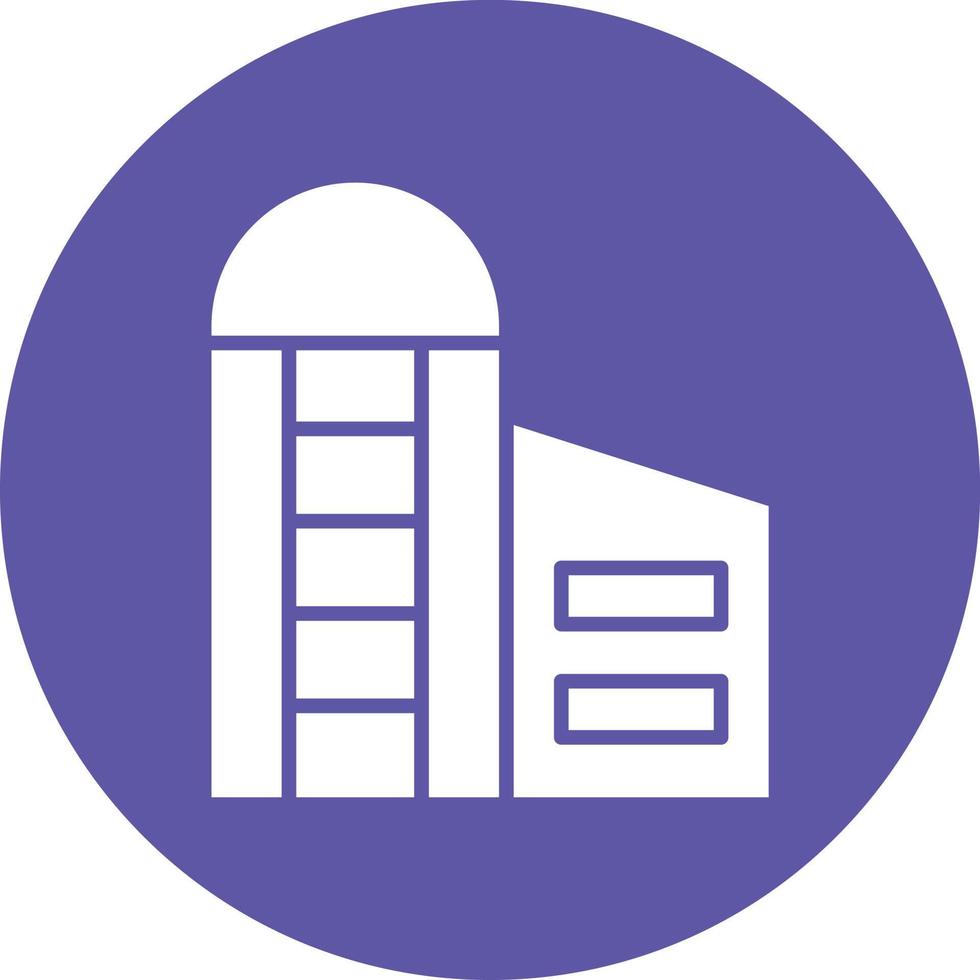 estilo de icono de silo vector