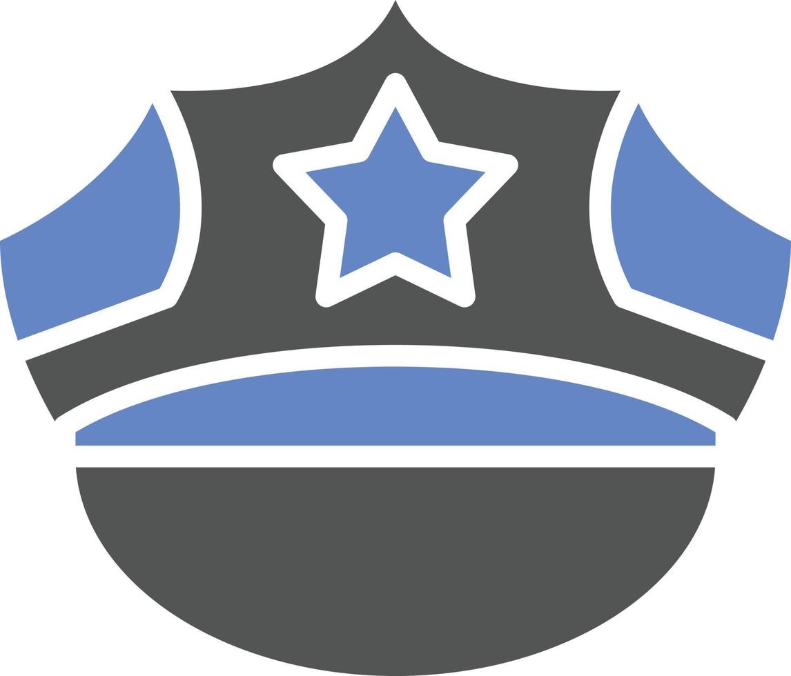 Police Hat Icon Style vector