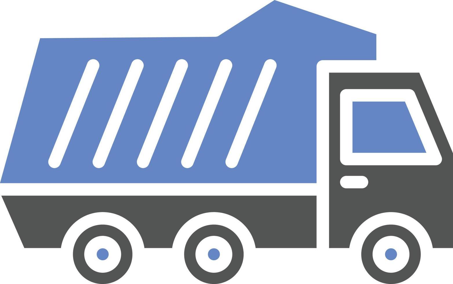 Dump Truck Icon Style vector
