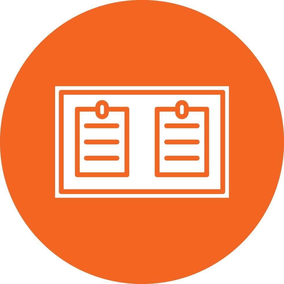 Corkboard Icon Style vector