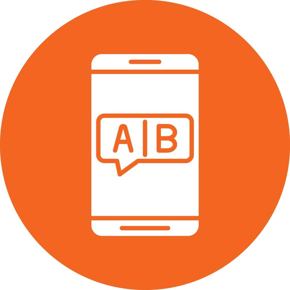 Ab Testing Icon Style vector
