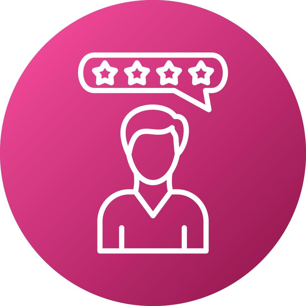 Customer Review Icon Style vector