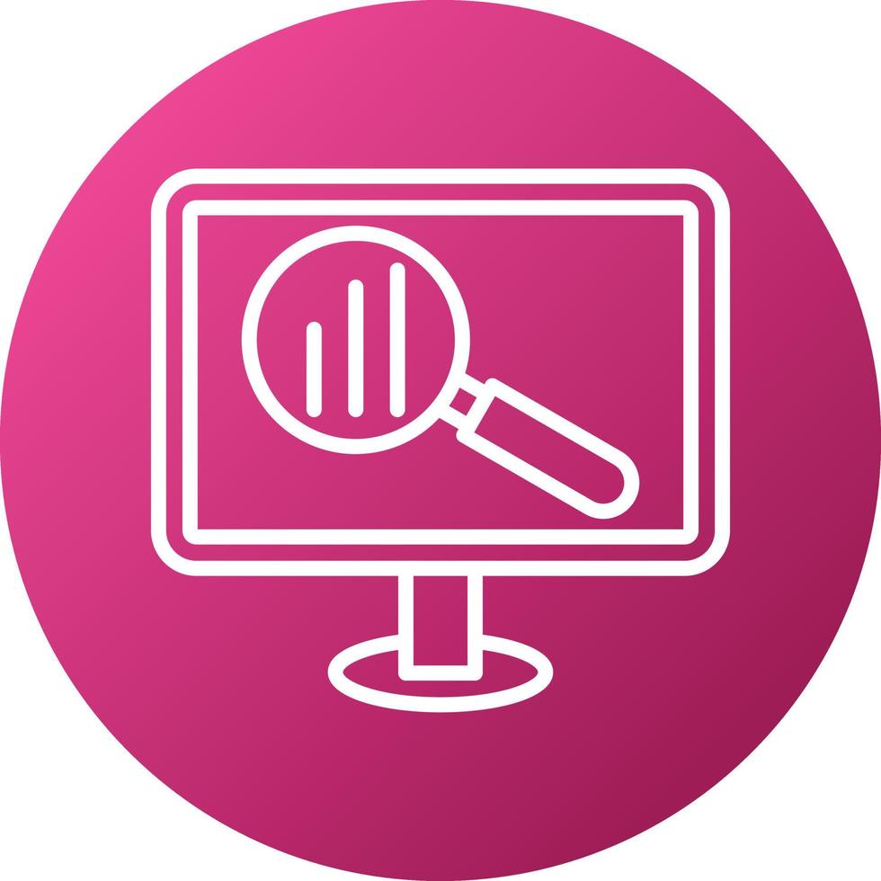 Market Research Icon Style vector