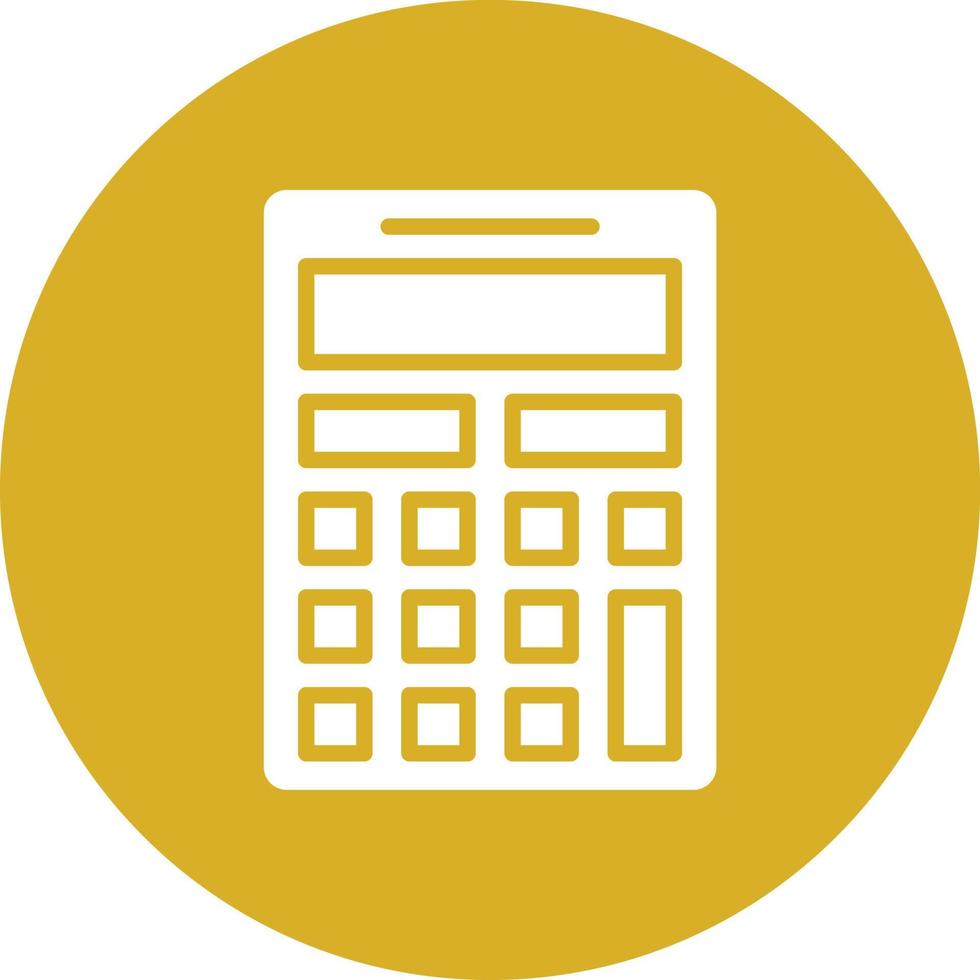 Calculator Icon Style vector