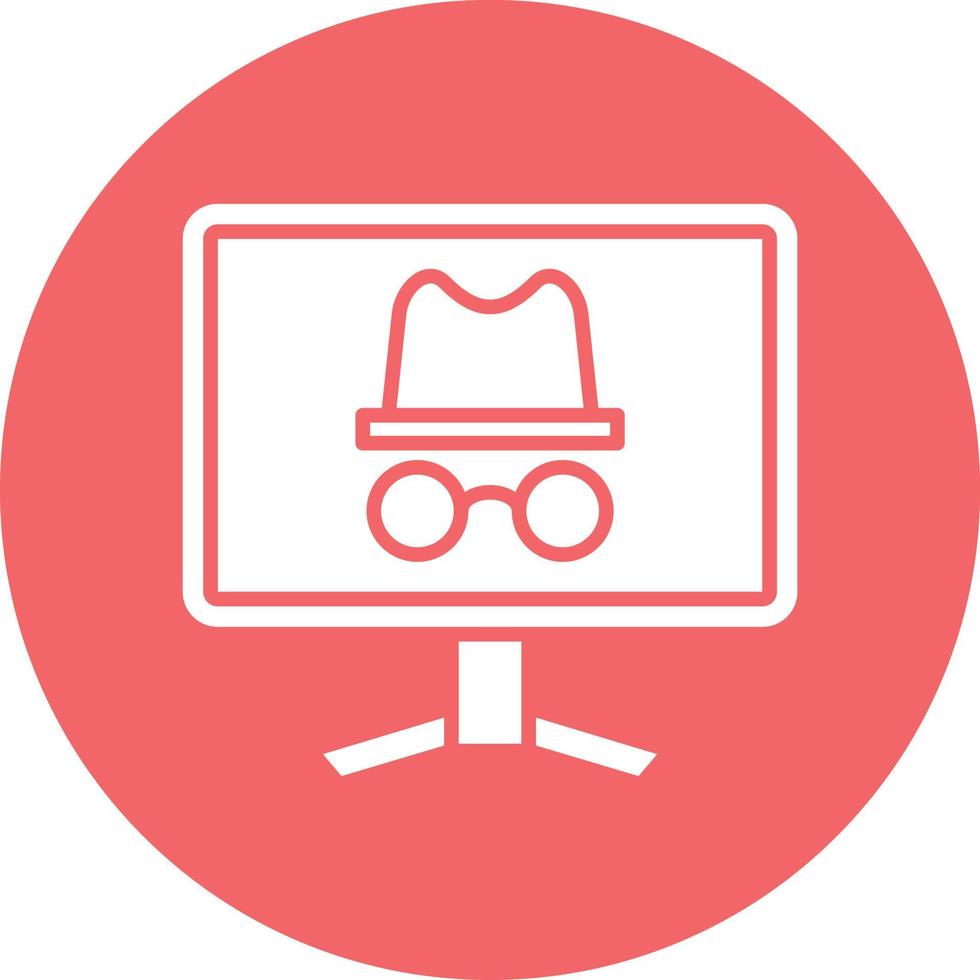 Incognito Icon Style vector