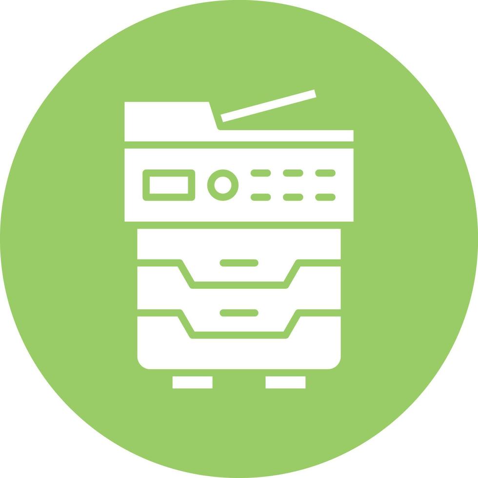 Copy Machine Icon Style vector