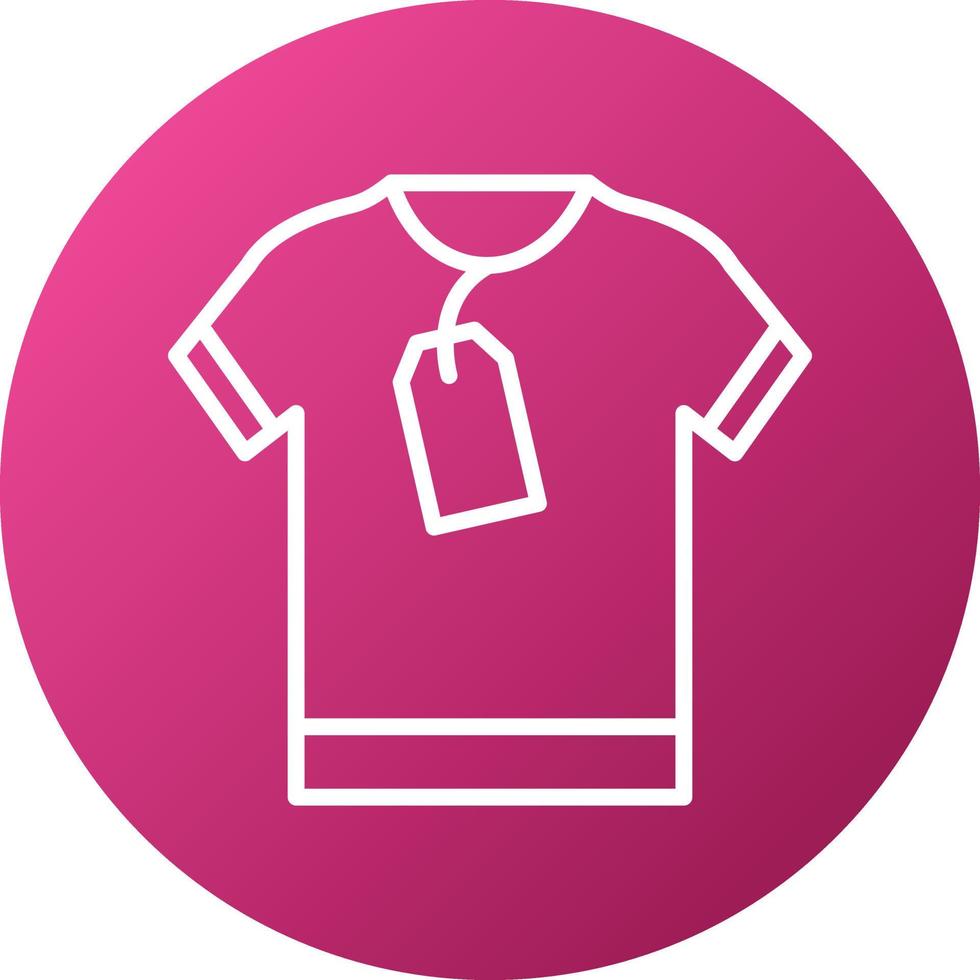 Shirt Sale Icon Style vector