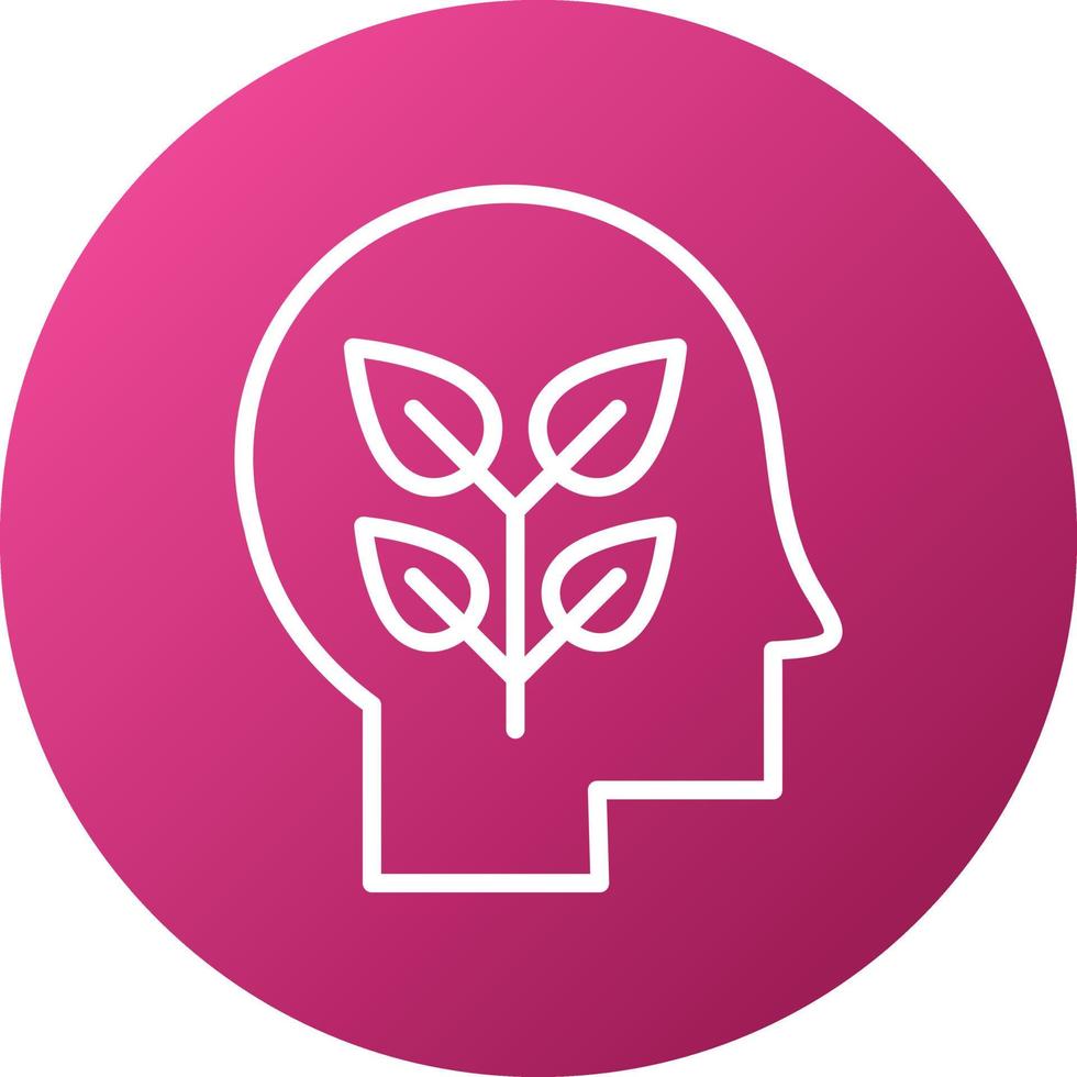Think Green Icon Style vector