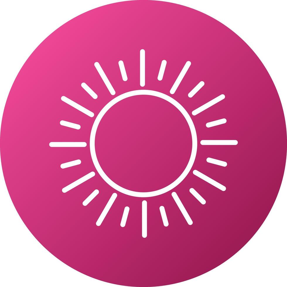 Sun Icon Style vector