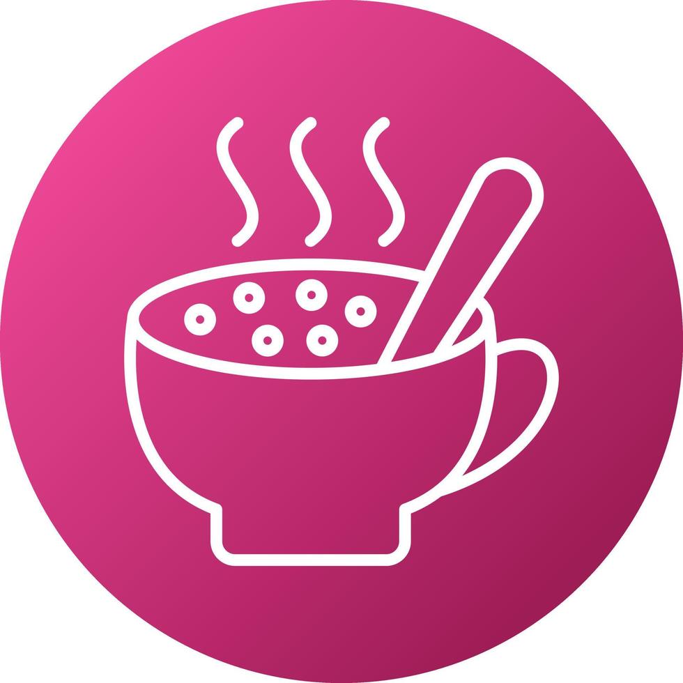 Hot Chocolate Icon Style vector