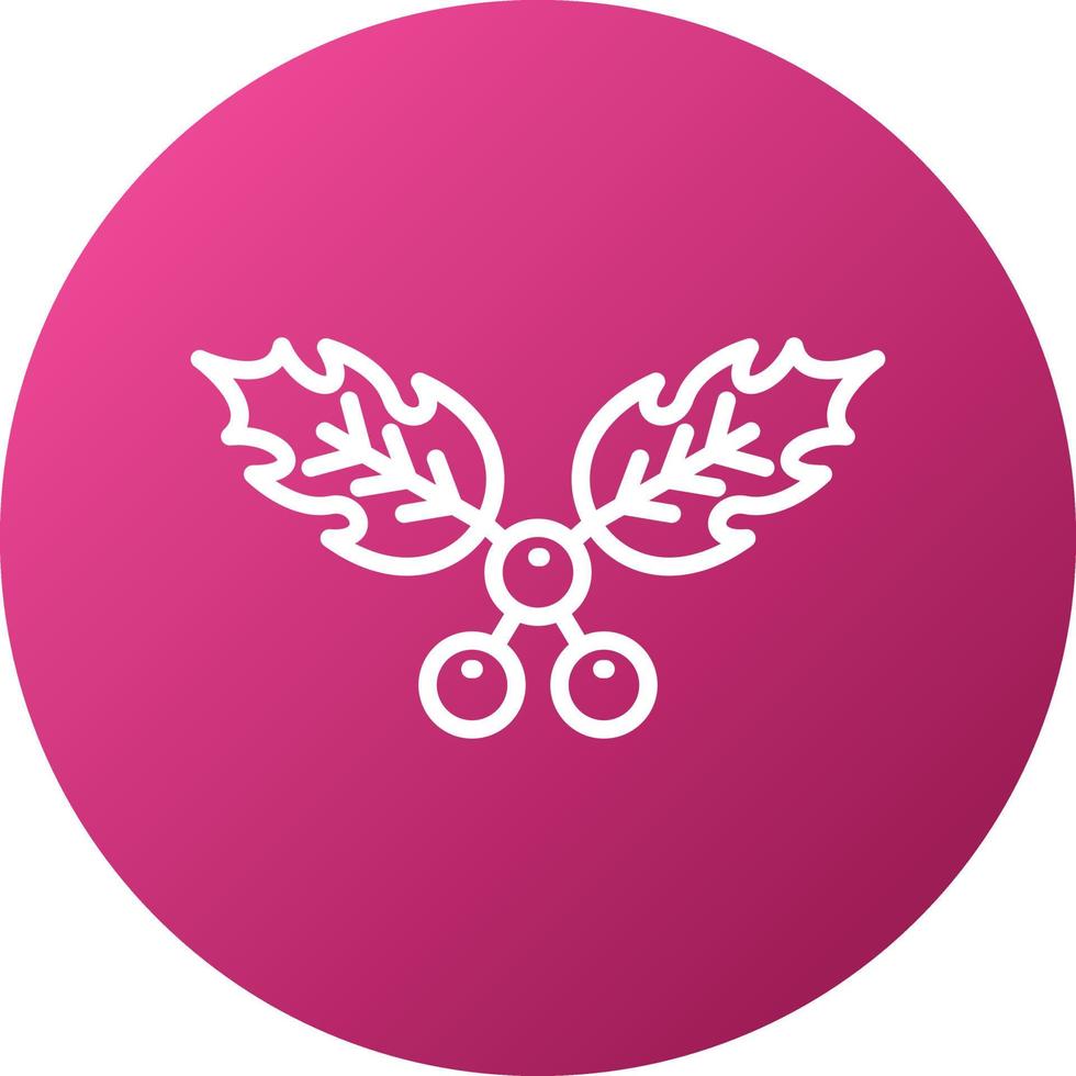 Mistletoe Icon Style vector