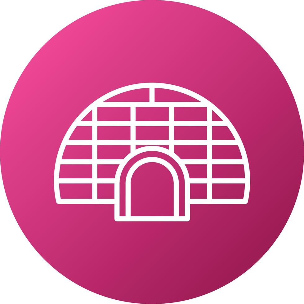 Igloo Icon Style vector