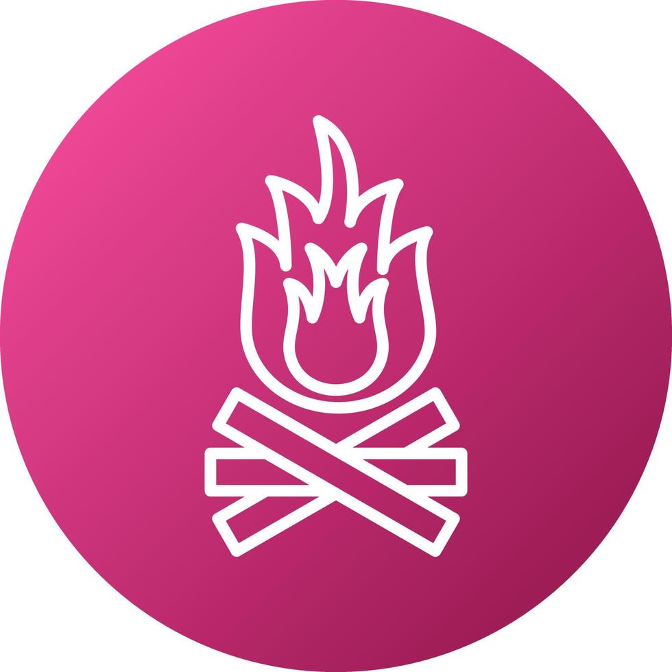Bonfire Icon Style vector