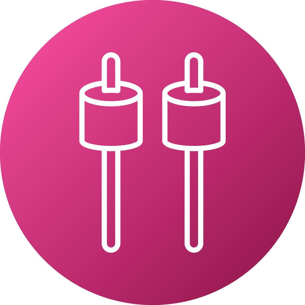 Marshmallow Icon Style vector