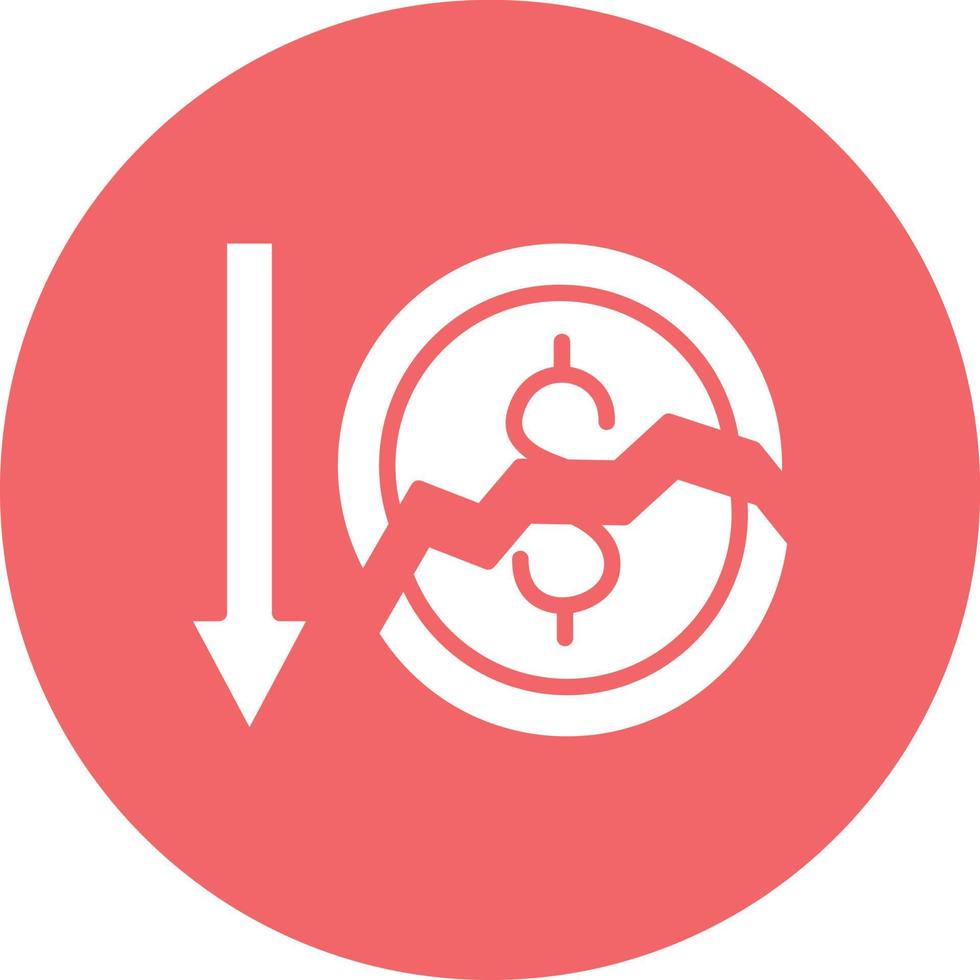Bankrupt Icon Style vector