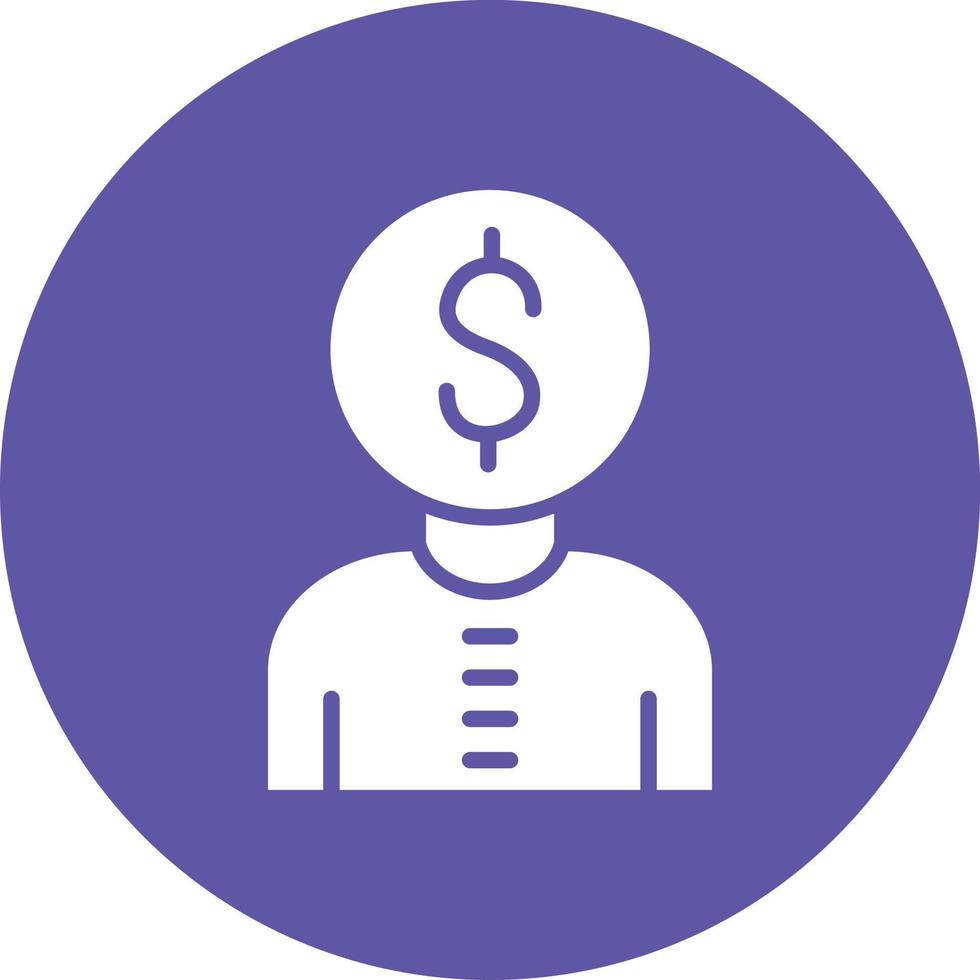 Financial Advisor Icon Style vector