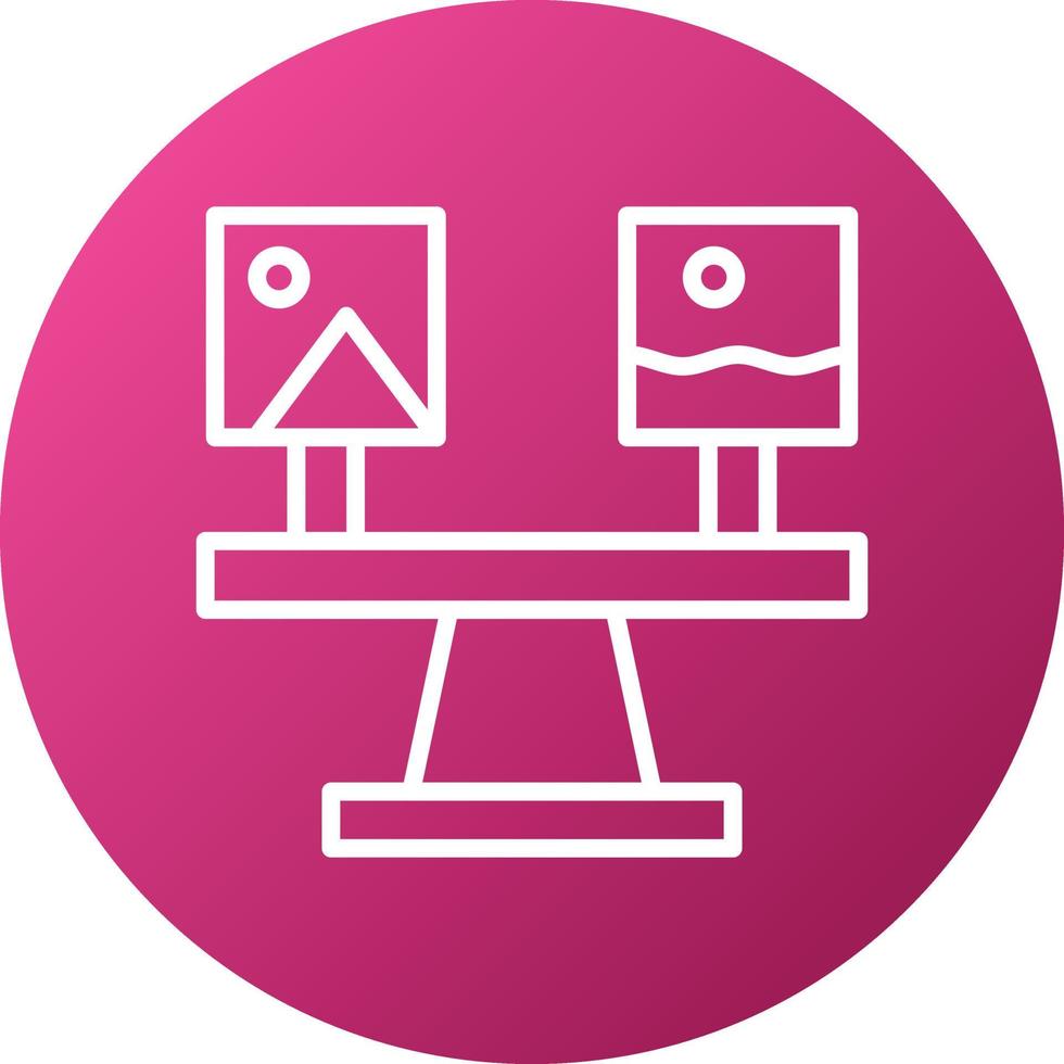 Comparison Icon Style vector