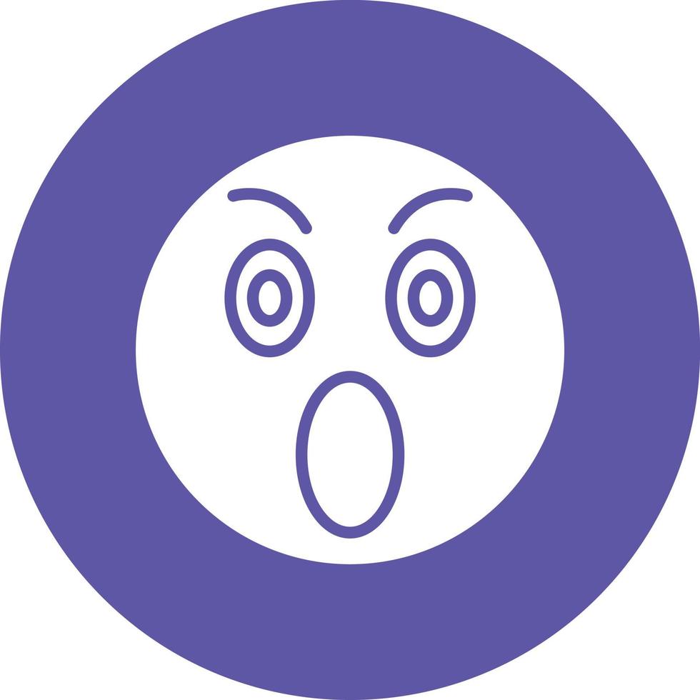 Surprised Icon Style vector