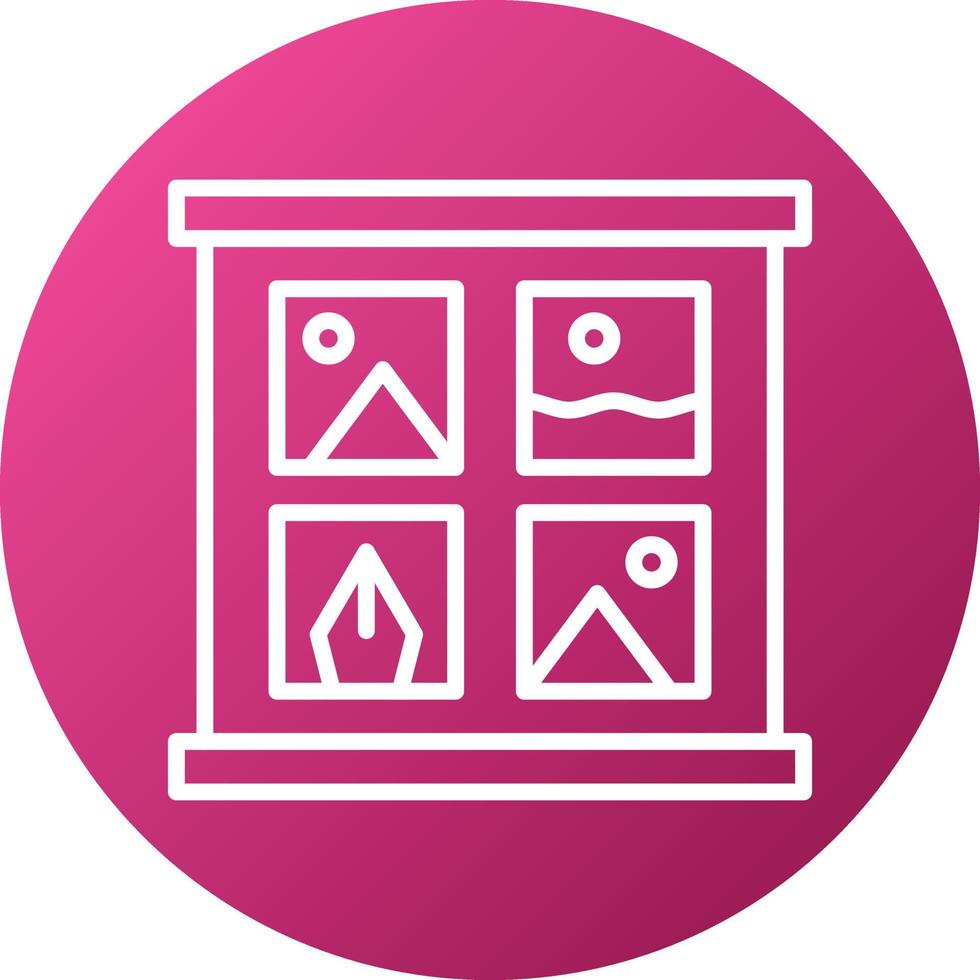Storyboard Icon Style vector