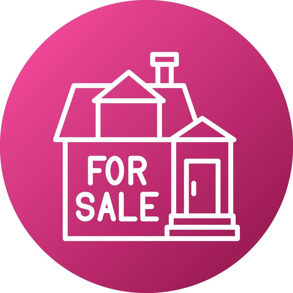 House Sale Icon Style vector