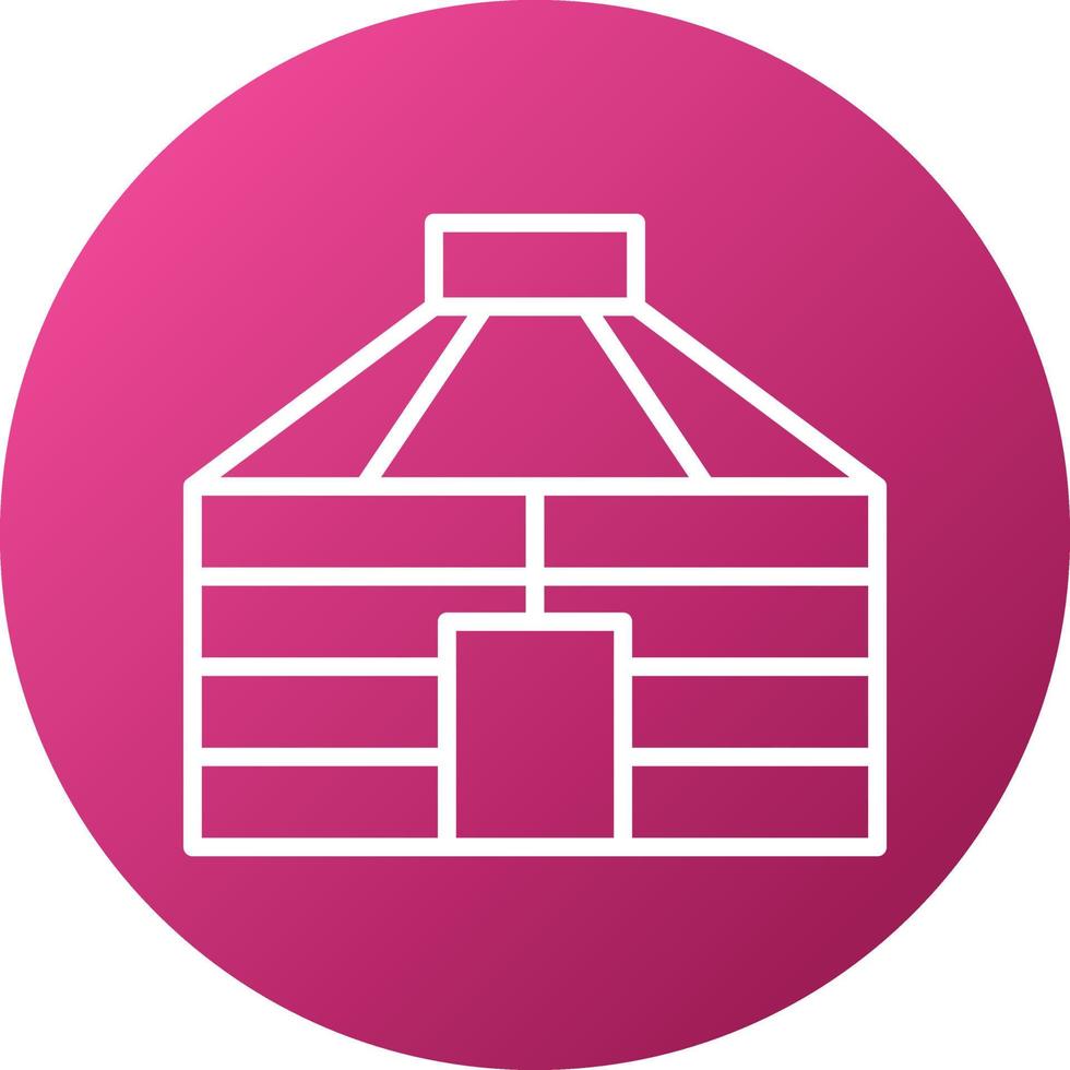 Yurt Icon Style vector