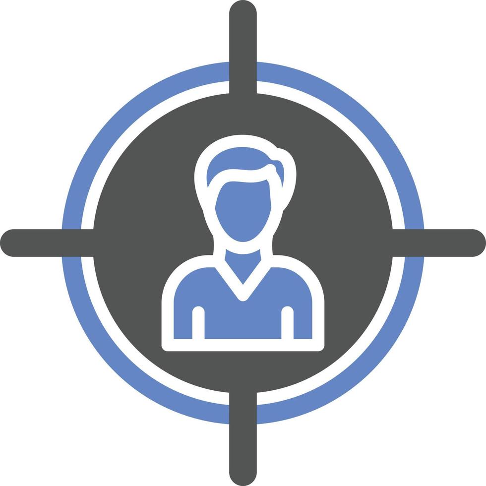 Target Audience Icon Style vector