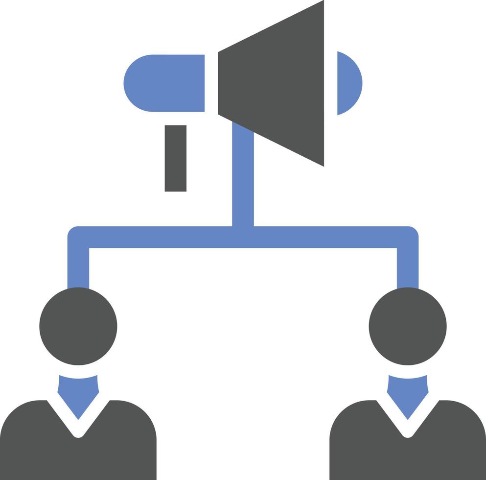 Public Relations Icon Style vector