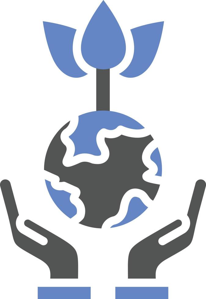 Earth Day Icon Style vector