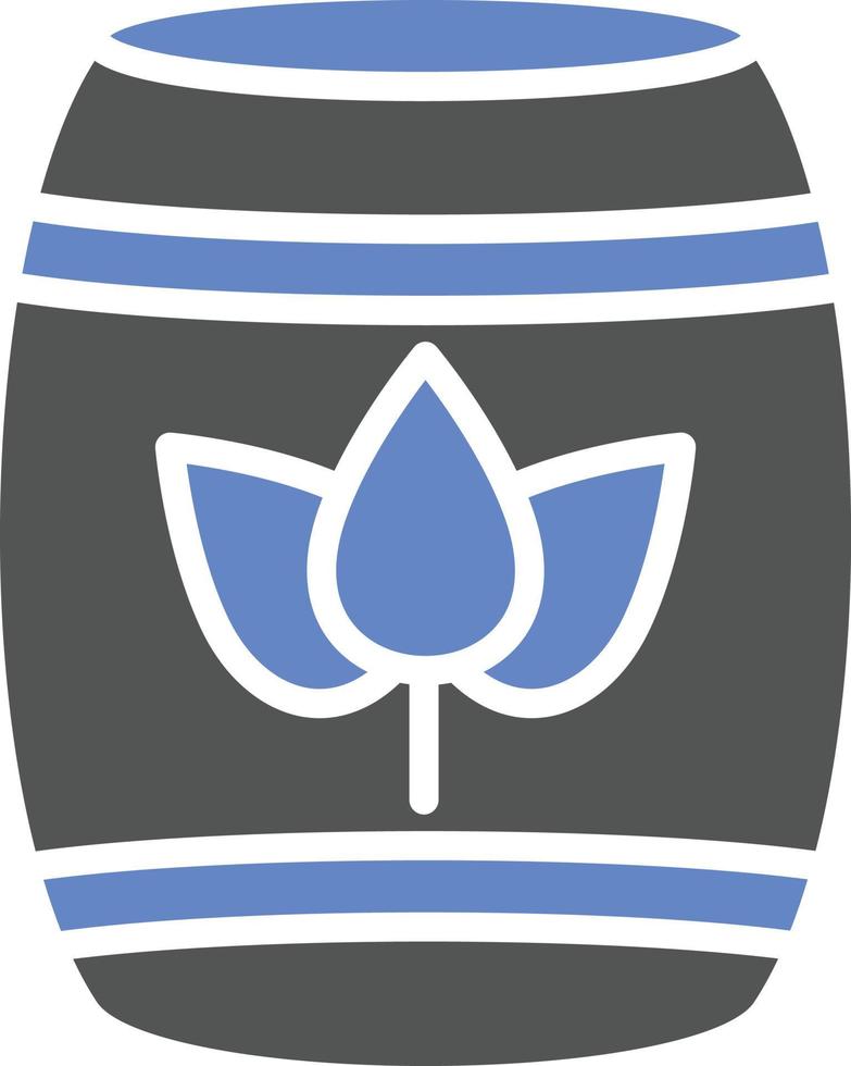 Eco Barrel Icon Style vector