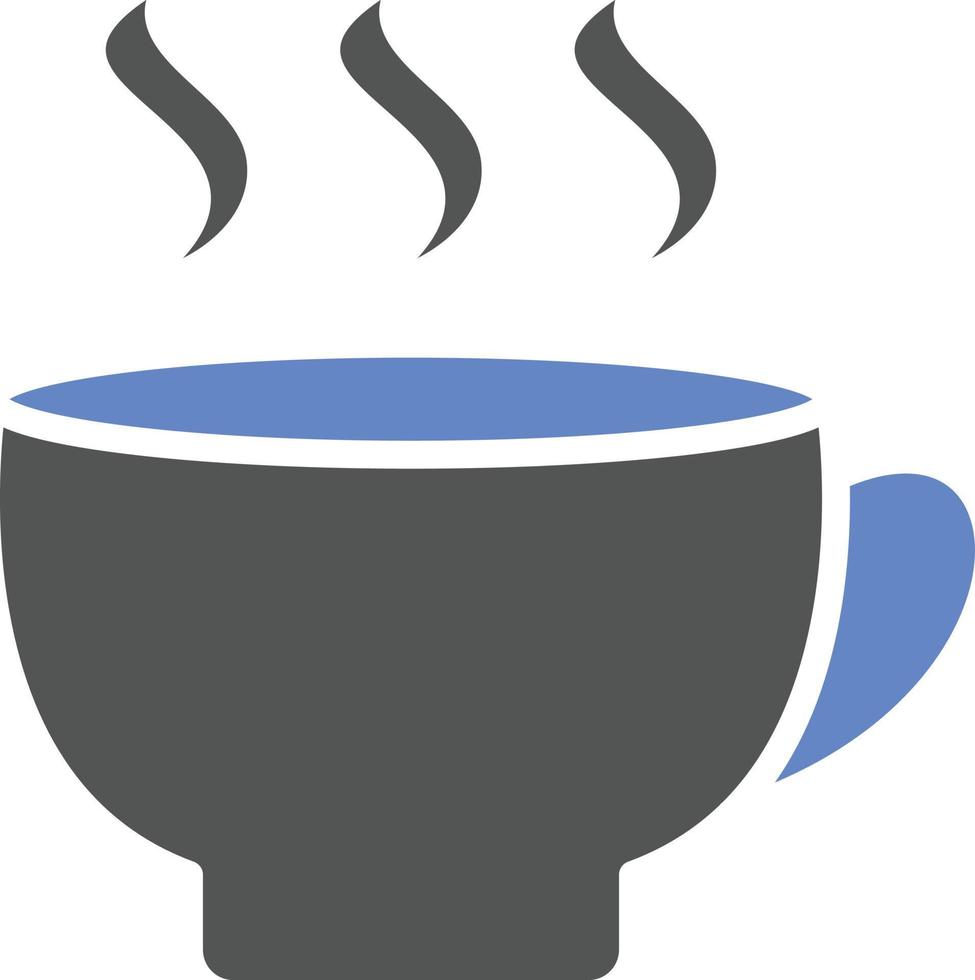 estilo de icono de té caliente vector