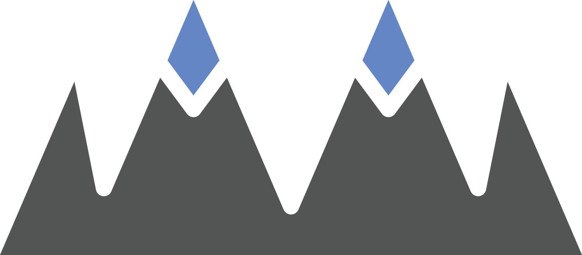 Mountains Icon Style vector
